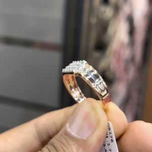 แหวนเพชรสุดหรูสีทอง14K & 18K เหมาะสำหรับงานแต่งงานครบรอบหรืองานหมั้น - Product Image 4