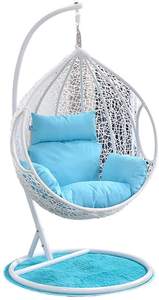 Weatherproof Rattan Outdoor Swing Chair With Canopy Patio <b>Garden</b> Seating - Product Image 5