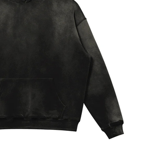 Vente en gros de sweats à capuche en coton mélangé respirant avec tissage au crochet réglable pour l'hiver - Product Image 5