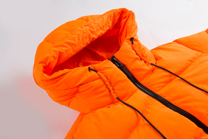 Chaqueta de lona impermeable con capucha para hombre, hecha a medida al por mayor, con cierre de cremallera, transpirable, de poliéster, lisa, para invierno - Product Image 6