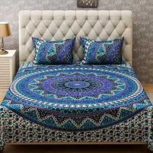 3 Pieces Set Pure Cotton <b>Duvet</b> <b>Cover</b> Boho Bedding Sets With Two Pillow Cases Donna Quilt <b>Covers</b> Size <b>Queen</b> Comforter <b>Cover</b> - Product Image 6