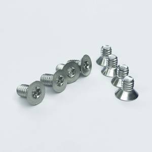 Bon prix OEM/ODM ISO 14581 M1.6~M10 SS304/SS316 Vis à tête fraisée à 6 lobes Anti-effraction - Product Image 3