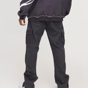 Jeans en denim pour hommes de qualité supérieure, vêtements de rue OEM, couleurs blanches, prix bas, différents modèles, jeans en gros pour hommes - Product Image 4