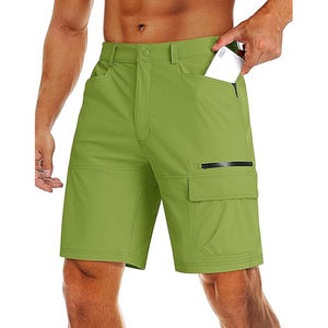 Personalizado de los hombres de gimnasio de carga correr Jogging Shorts sólido de los hombres de Deportes de cintura media estilo informal de gran bolsillo de verano de talla grande de entrenamiento - Product Image 5