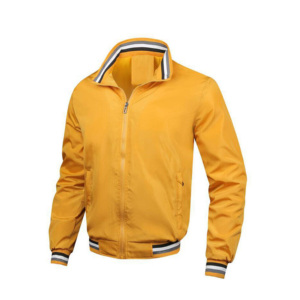 2024 último modelo de chaqueta bomber personalizada de moda para adultos con costuras de nailon para hombres - Product Image 3