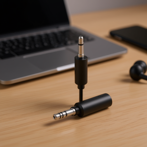 Adaptador de Audio Jack 3.5 Negro 00205190 de 0.12m, Divisor y Convertidor de Audio - Product Image 3