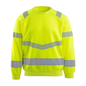 Sudaderas Reflectantes de Alta Visibilidad con Diseño Personalizado Hechas en Fábrica OEM para Hombre, Sudaderas Protectoras de Algodón, Ropa de Seguridad al por Mayor - Product Image 1
