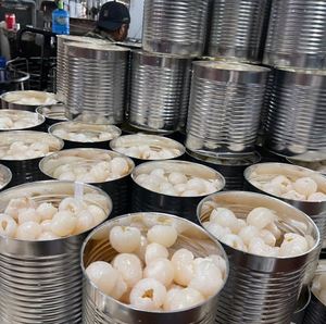 Vải Thiều đóng hộp cao cấp từ Việt Nam, Trái cây nhiệt đới ngọt ngào trong xi-rô ánh sáng cho món tráng miệng và đồ uống // ms. Lily ngo - Product Image 2