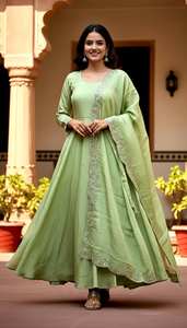 Elegancia en Cada Tono, Desde Coral a Esmeralda, Pastel a Lavanda, Vestidos de Fiesta Reversibles que Redefinen la Belleza Étnica Atemporal - Product Image 3