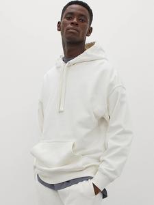 Luxe Premium automne hiver hommes sweats personnalisés 100% coton à capuche respirant couleur unie fabricant conçu - Product Image 2