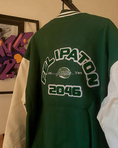 Veste de baseball en cuir pour hommes de haute qualité Vintage Winter Fall Chenille Letterman Varsity High Street du fabricant personnalisé - Product Image 6