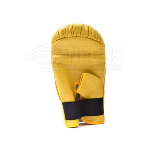 Sac de boxe en cuir de haute qualité Mitt couleur unie avec motif imprimé fabriqué au Pakistan - Product Image 4