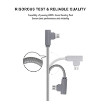 Câble Micro USB MK coudé et tressé Chargement rapide 1M/2M/3M Support personnalisé Service OEM/ODM