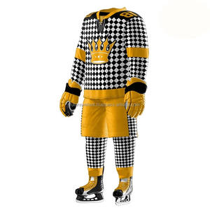 Nom de l'équipe personnalisé Uniforme de hockey sur glace Nouveau style Ensemble fait en polyester quantité minimale de commande bas avec conception OEM - Product Image 4