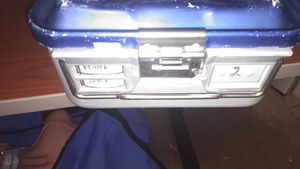 ภาชนะฆ่าเชื้อสำหรับเครื่องมือศัลยกรรมกระดูก Stryker ถาดใส่อุปกรณ์ตรวจภายในทางการแพทย์ สแตนเลสสตีล ทนทาน ใช้งานด้วยมือ ทำจากโลหะ - Product Image 3