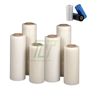 Rouleau de film étirable transparent en PVC à prix d'usine, largeur de 50cm, avec poignées souples pour l'unification à usage industriel alimentaire - Product Image 1