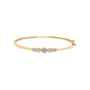 สร้อยข้อมือเดซี่ลูป โกลด์ แอนด์ ไดมอนด์ สำหรับผู้หญิง - Product Image 2