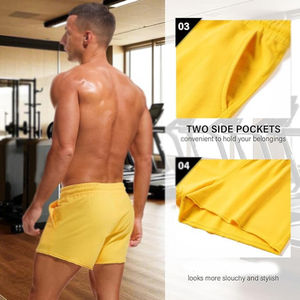 กางเกงวิ่งขาสั้นของผู้ชายกางเกงวิ่งจ๊อกกิ้ง - Product Image 4