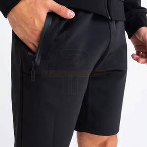 Athletic Hoodies <b>Sweat</b> <b>Shorts</b> <b>Men</b> Set Custom Two Piece Hooded and <b>Short</b> Winter Wear Breathable 100% Cotton - Product Image 6