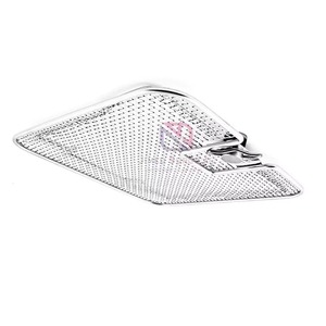 Panier perforé en acier inoxydable de qualité supérieure certifié ISO/CE avec couvercle manuel pour instruments chirurgicaux, dispositif médical de classe I - Product Image 5