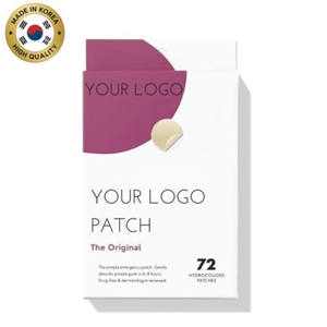 Parche de acné hidrocoloide coreano, marca de pegatina invisible de fábrica OEM - Product Image 1