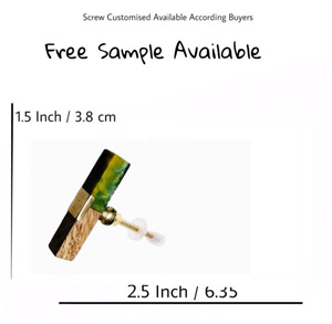 ลูกบิดตู้ทองเหลืองแตรทำจากไม้เรซินสีเขียวทันสมัยลูกบิดสี่เหลี่ยมงานหัตถกรรมที่จับดึงสำหรับห้องครัวห้องนอนใช้ตัวอย่าง - Product Image 3