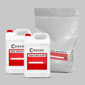 สารเคลือบพื้นโพลียูรีเทนแบบแห้งเร็ว Consol Ecocrete GF สามองค์ประกอบ ป้องกันแบคทีเรีย ผิวเรียบไร้รอยต่อ แบบน้ำ ทาด้วยแปรง - Product Image 5
