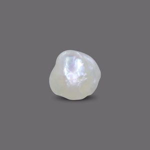 สร้อยคอมุกธรรมชาติ-7.13 กะรัต สีขาวและชมพู ทรงบาร็อค วัสดุธรรมชาติ 100% - Product Image 1