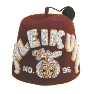 Sombreros de cubo de algodón de lana masónica bordados a mano con logotipo de nombre personalizado - Product Image 3