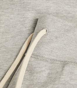 Pantalon de jogging unisexe en polyester double maille gris chiné tendance, respirant, mode hivernale, logo personnalisé, grande taille - Product Image 4