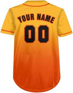 Maillots de baseball de marque privée fabricant d'uniformes d'équipe de vêtements de sport en maille respirante uniformes de baseball personnalisés à boutons complets - Product Image 2