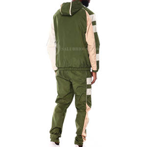 Conjunto de Chaqueta y Pantalones Cortavientos para Hombre, Diseño Personalizado, Dos Piezas, Forro Polar Sólido para Invierno, para Entrenamiento - Product Image 2