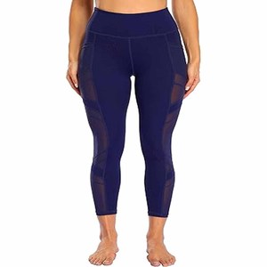 Mallas deportivas de algodón 100% para mujer, pantalones de Yoga de algodón orgánico, mallas de Yoga sostenibles para mujer, vestido deportivo subido - Product Image 5