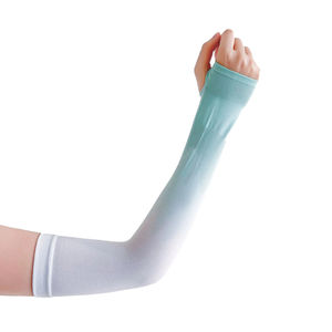 Manchons de bras de cyclisme de meilleure qualité, accessoires de vélo à compression blanc noir avec logo personnalisé, matériau en spandex - Product Image 5