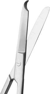 กรรไกรสำหรับผ่าตัดทำจากสเตนเลสสตีลใช้มือมีคม/ทื่อ - Product Image 3
