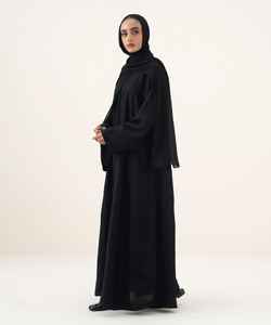Nouvelle Abaya Islamique Modeste pour Femmes 2025, Ouverture Devant, Tissu Georgette/Nida, Anti-Froissage, Design Luxe Fait Main - Product Image 3