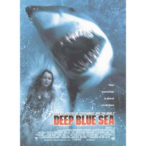 Modern Style Deep Blue Sea <b>Poster</b> Made of Paper for Wall Decor - Product Image 1