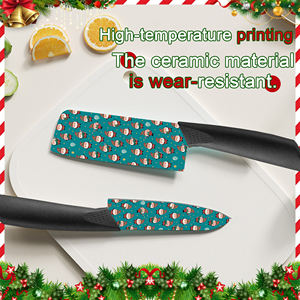 Couteau à lame en céramique personnalisé 2026, 2 ensembles, couteau d'extérieur, manche en plastique pour le débroussaillage, utilisation en milieu sauvage, stock gratuit, livraison gratuite - Product Image 4