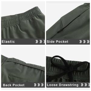 Short d'entraînement d'été pour hommes, logo personnalisé, respirant et imperméable, Short de fitness, séchage rapide, entraînement, sport décontracté pour hommes - Product Image 6