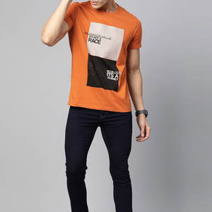 El producto más exigente Camiseta ligera para hombre Nueva llegada Camiseta de algodón puro de color sólido para hombre - Product Image 4