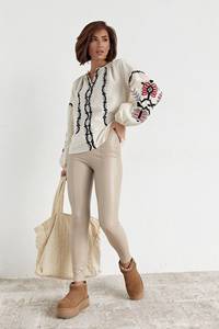 2025 New Arrival Ukraine Maxi <strong>Boho</strong> Dresses Women <strong>Plus</strong> <strong>Size</strong> Long Sleeves Summer Beachwear Embroidery Clothes for Lady's - Product Image 2