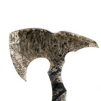 Axe de lame façonnée à la main avec manche en bois sculpté, fabriqué à la main, en acier à haute teneur en carbone, 1 pièce