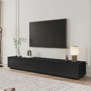 OEM ODM soporte de TV flotante muebles para el hogar moderno de madera impermeable MDF PVC madera contrachapada TV entretenimiento montado en la pared gabinetes de TV - Product Image 6