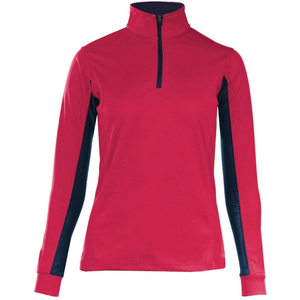 Camiseta de equitación para mujer de alta calidad, entrenamiento deportivo, capa Base ecuestre técnica con cremallera, producto de la mejor calidad - Product Image 4