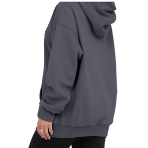 Sudadera con Capucha Extra Grande de Algodón Personalizada al por Mayor, Sudadera Gruesa para Mujer, Otoño Invierno, MOQ Bajo, OEM ODM - Product Image 3