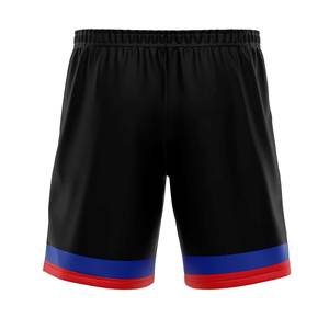 Short personnalisé pour hommes de High Street 100% Polyester solide taille élastique décoration brodée Service OEM tricoté - Product Image 6