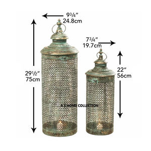 Luxury Gold Plated <b>Moroccan</b> Design Decorative Metal Home Ramadan Use Hanging Candle <b>Lantern</b> - Product Image 5