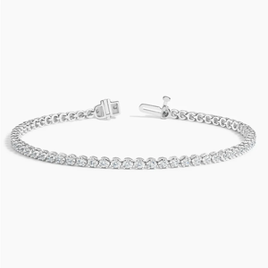 Premium 8-Inch 925 Silver Gold Plated <b>Bracelet</b> with Moissanite <b>Cute</b> Style Everyday Wear Parties Weddings Anniversary Gift Unisex - Product Image 4