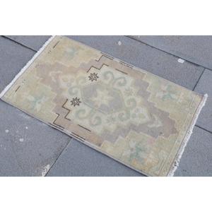 พรมวินเทจ พรมขนาดเล็ก 1.5x2.6 ฟุต พรมสีน้ำตาลล้วน - Product Image 2