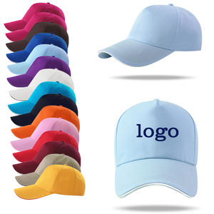 Casquettes de baseball en coton à 5 panneaux en 15 couleurs pour hommes et femmes Style sportif pour les sports de plein air Fitness personnalisable - Product Image 1